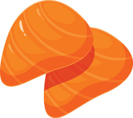 Salmon fillets arranged for culinary purposes, creating an interesting visual