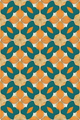 Vector of an abstract seamless pattern wallpaper.