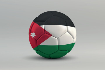 Obraz premium Jordan Soccer Ball with National Flag Design