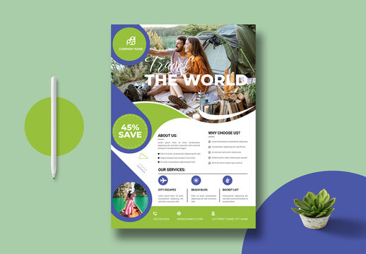 Creative Travel Flyer Template