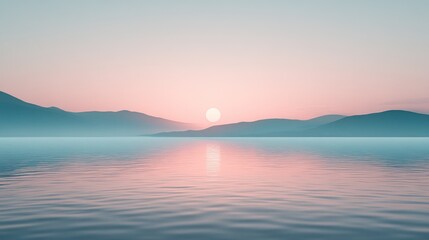 Fototapeta premium Minimalist desktop backgrounds offering uncluttered and serene visuals.