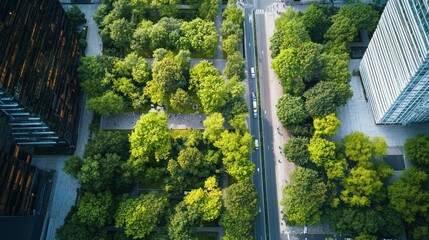 Monitoring urban reforestation efforts for carbon offset benefits.