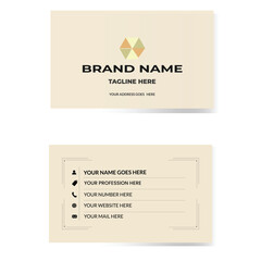 "Luxurious, Professional, Modern, and Elegant, Business Card, Template for Professionals "
