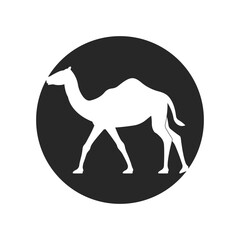 Camel illustration logo vector