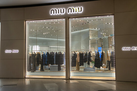 Miu Miu store located in Bukit Bintang, Kuala Lumpur.