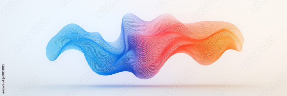Poster a vibrant abstract blue pix music note icon, with pixelated curves and dynamic lines enhancing the s