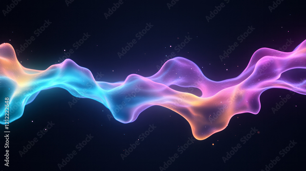 Poster A mesmerizing abstract visualization of the brain with pulsating, colorful neural networks that illustrate the continuous process of forming and reinforcing new connections,