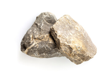 granite stone isolated on white