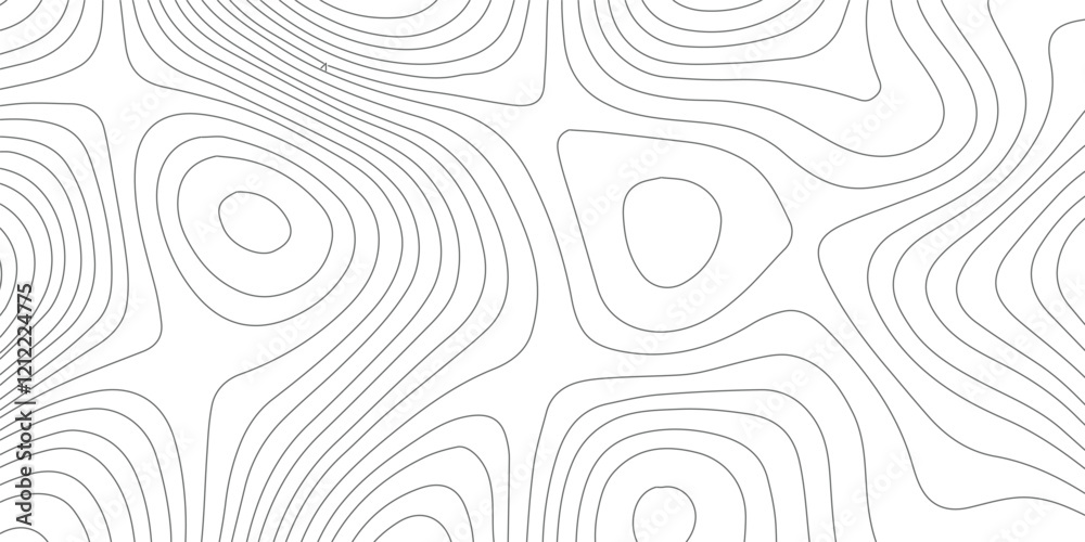 Poster transparent png topographic line map. modern design with white background with topographic wavy patt