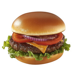 Eco-friendly meat burger delight kitchen setting food photography gourmet environment close-up view