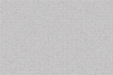 White dotted background. White mosaic texture. White mosaic glitter surface. Light grey fabric texture.