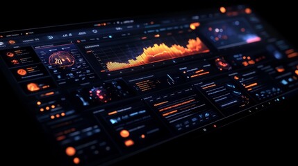 Technology oriented data visualization interface