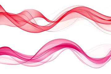 Abstract Pink Wave Design for Backgrounds