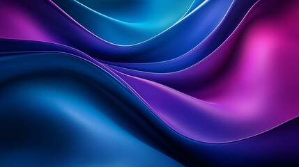 Obraz premium Blue and Purple Abstract Background. Dreamy Abstract Background in Vibrant Shades of Blue and Purple with Artistic Textures. Ethereal Inspired in a Mystic Gradient Indigo, Violet Hues for Decorative