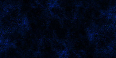 Abstract blue wall grunge background, Nebules blue texture decorative Venetian stucco for backgrounds, deep shiny blue and black dreamlike abstract fantasy under water background, dark blue concrete.