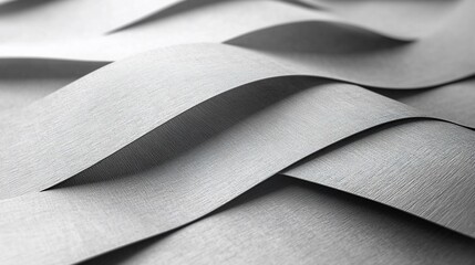 Abstract grayscale textured wave pattern.