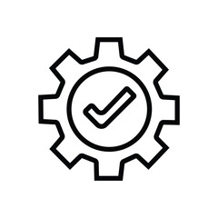 Vector Easy Installation Outline Icon Design