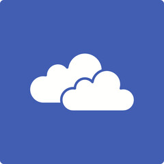 Obraz premium Clouds Icon