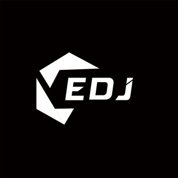 EDJ creative minimalist letter logo. EDJ unique vector initials alphabet letter logo design