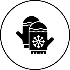 Winter Gloves Icon