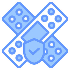 Patch Blue Icon