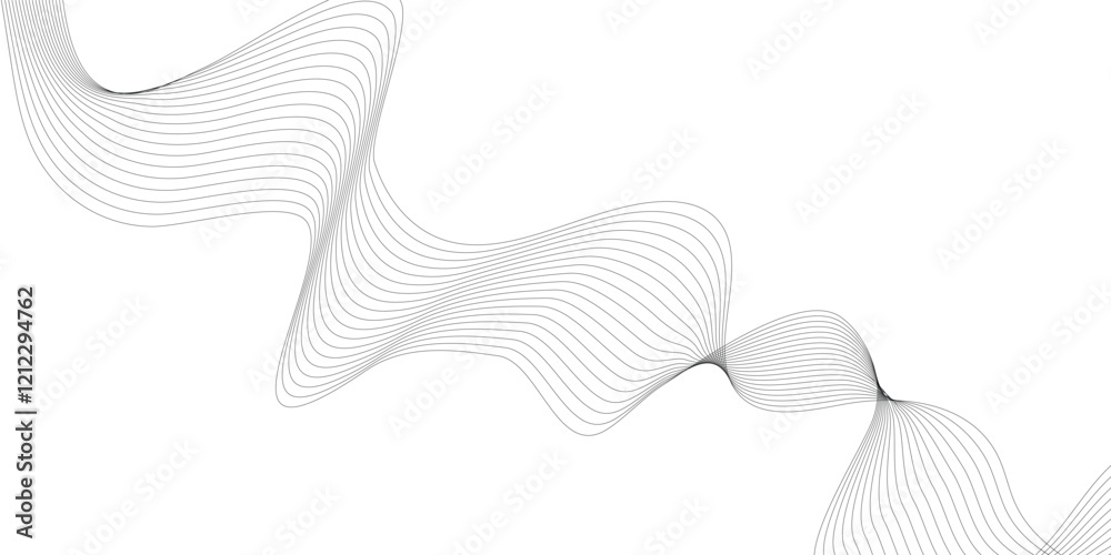 Fototapete abstract background with waves. eps10 abstract wave line background. modern flowing wavy background.