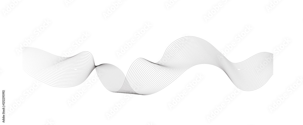 Poster Abstract background with waves. EPS10
Abstract wave line background. Modern flowing wavy background. Background with wave. Black line on white background.
