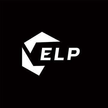 ELP creative minimalist letter logo. ELP unique vector initials alphabet letter logo design