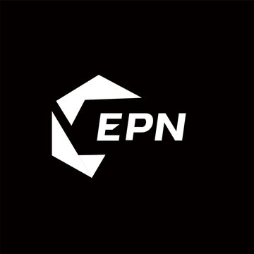 EPN creative minimalist letter logo. EPN unique vector initials alphabet letter logo design