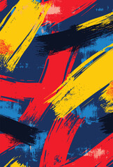 Naklejka premium Pattern of Angular Shapes Vector