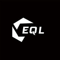 EQL creative minimalist letter logo. EQL unique vector initials alphabet letter logo design