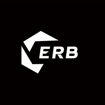 ERB creative minimalist letter logo. ERB unique vector initials alphabet letter logo design