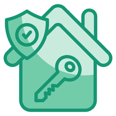 Renters Assurance Icon Element For Design