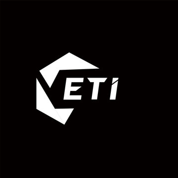 ETI creative minimalist letter logo. ETI unique vector initials alphabet letter logo design