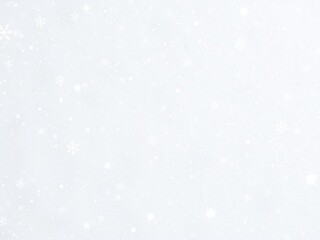 Beautiful snowflakes falling left to right in wide angle matte finish for digital composition, flakes, winter, Christmas