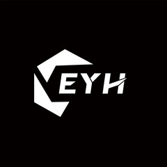 EYH creative minimalist letter logo. EYH unique vector initials alphabet letter logo design EYH creative minimalist letter logo. EYH unique vector initials alphabet letter logo design