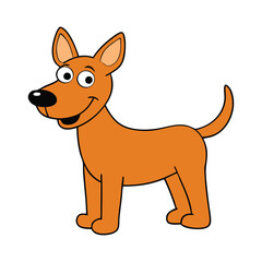 Funny cat on white background