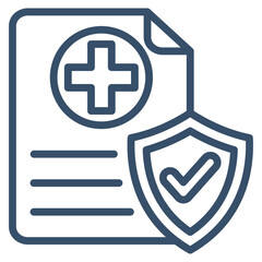 Obraz premium Health Insurance Icon Element For Design