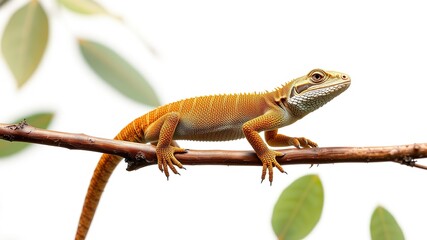 Fototapeta premium chameleon isolated on png background