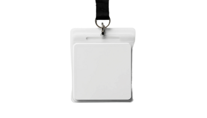  Blank badge or ID pass png