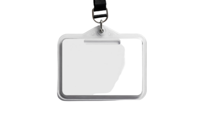  Blank badge or ID pass png