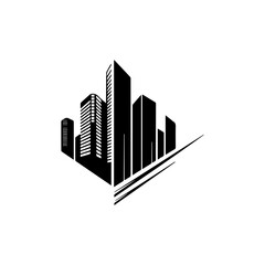 Fototapeta premium Corporate Building Vector Design illustration 