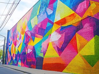 Fototapeta premium Colorful City Murals