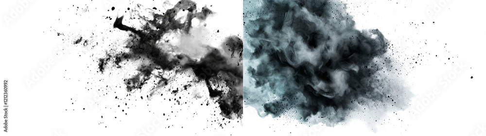 Poster grunge textures set with a distressed effect, featuring a grunge background and modern textured illu