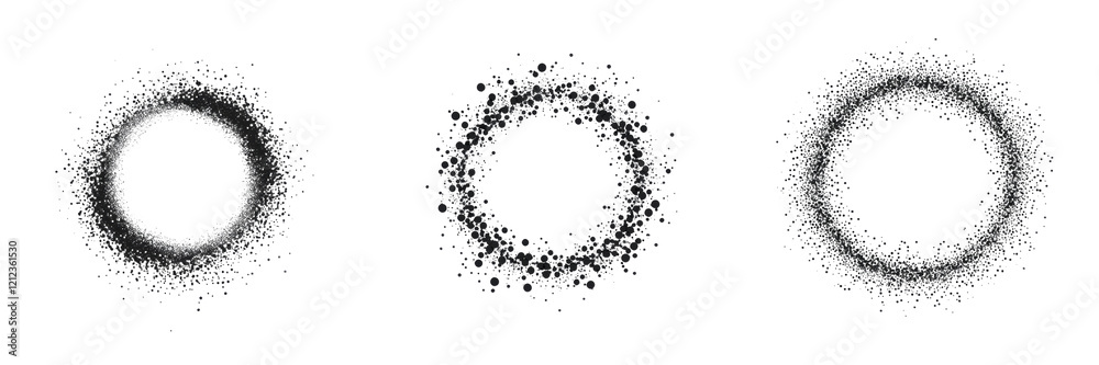 Poster transparent background showcases gritty sand in a monochrome noise halftone style, arranged in a gri