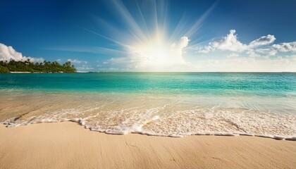 Obraz premium sommer sonne strand und meer im urlaub