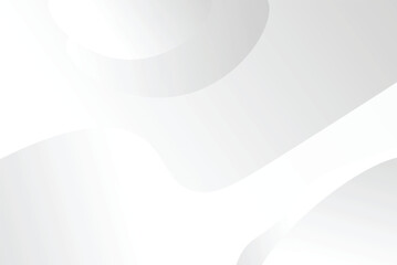 Abstract White Geometric Background Design