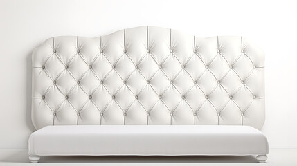 white leather sofa