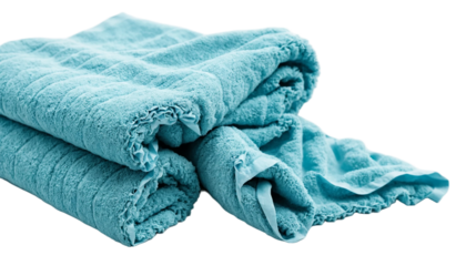  Crumpled blue towel png