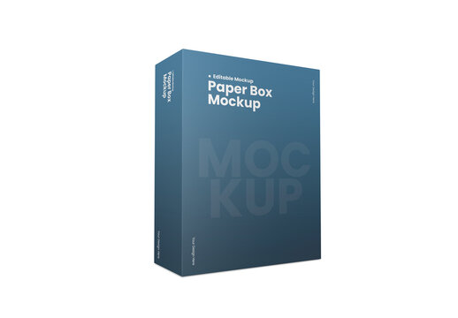 Kraft Paper Box Mockup